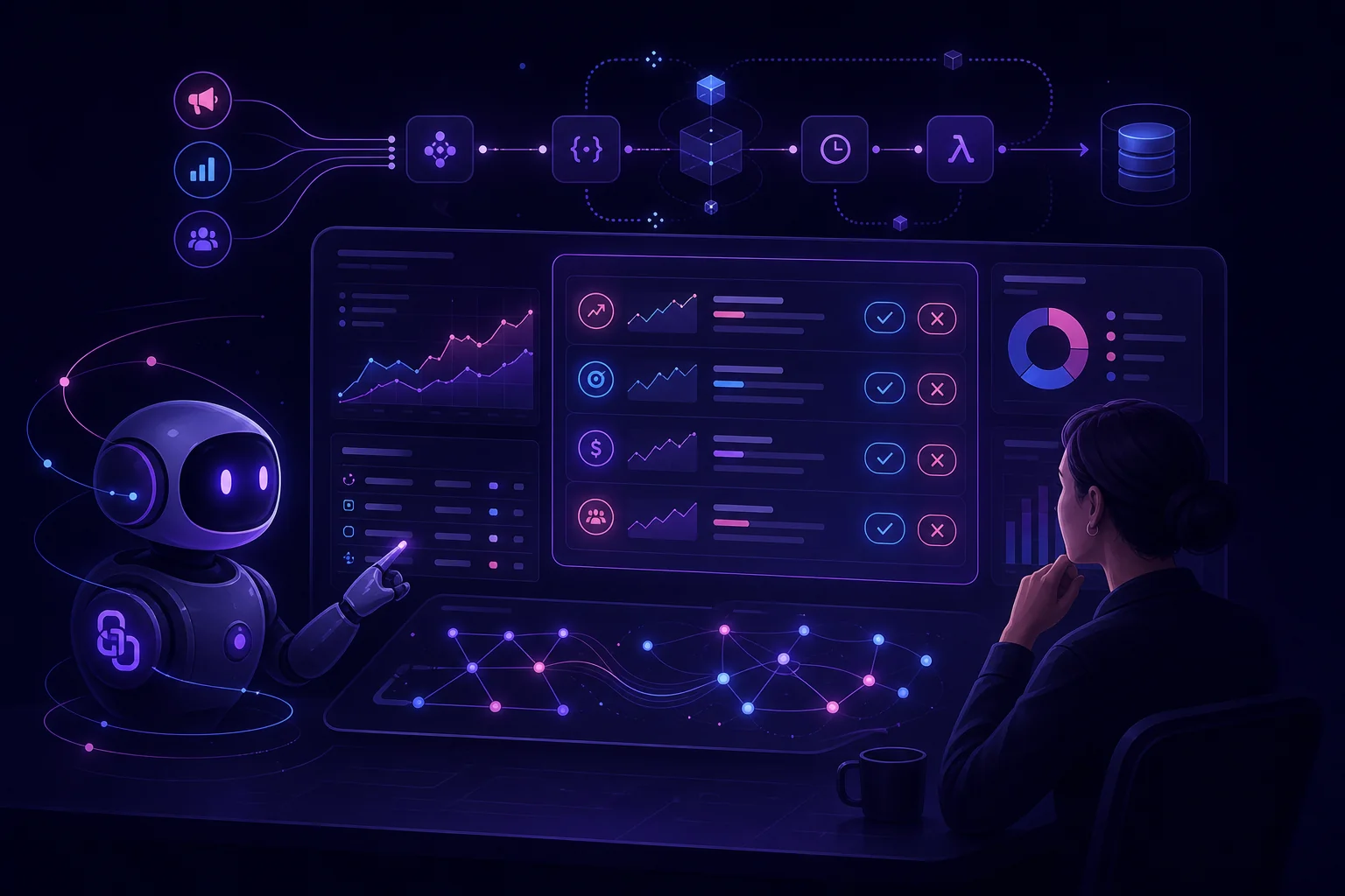 AI paid media agent designed with LangChain to analyze advertising campaigns and keep human approval in the loop.