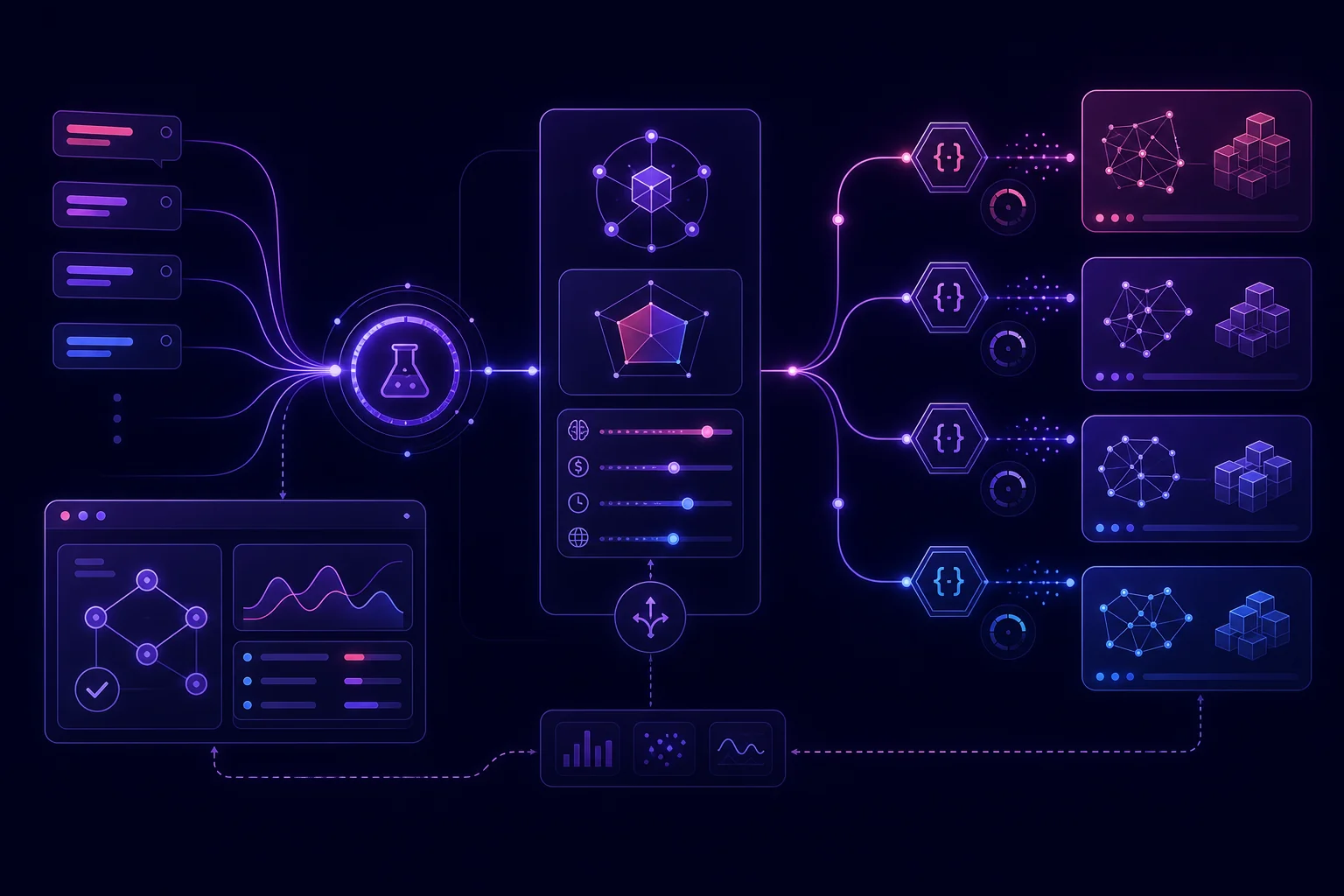 How to build a model router that dynamically selects the right LLM for each request in a test harness